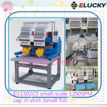 Elucky Two Heads Stickerei Maschine mit SGS, CE